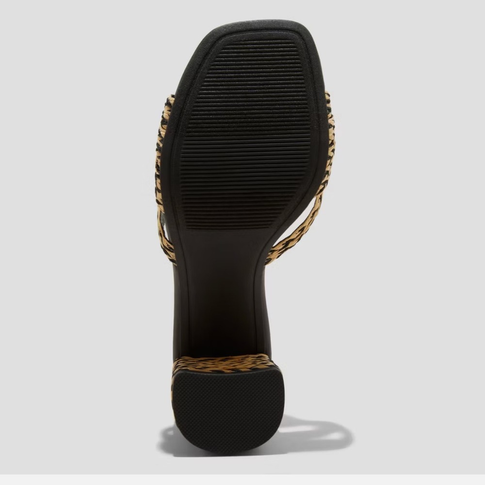 Universal Threads “Aaliyah” Raffia Heeled Sandals - Picture 3 of 4